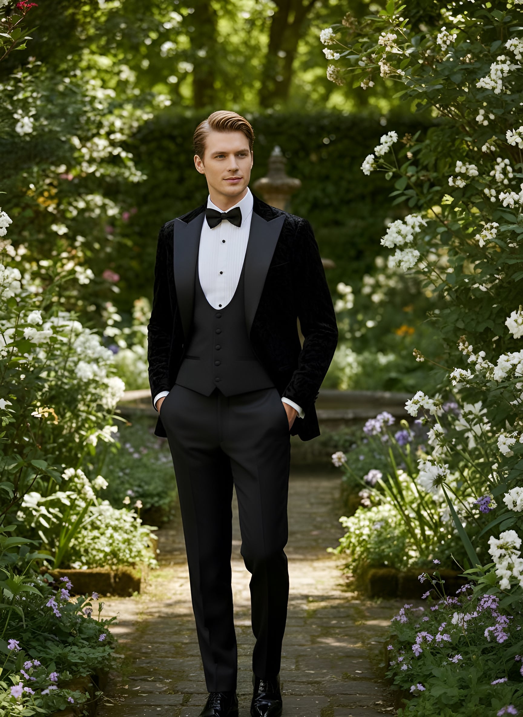 Valente Tailored Tuxedo Jacket