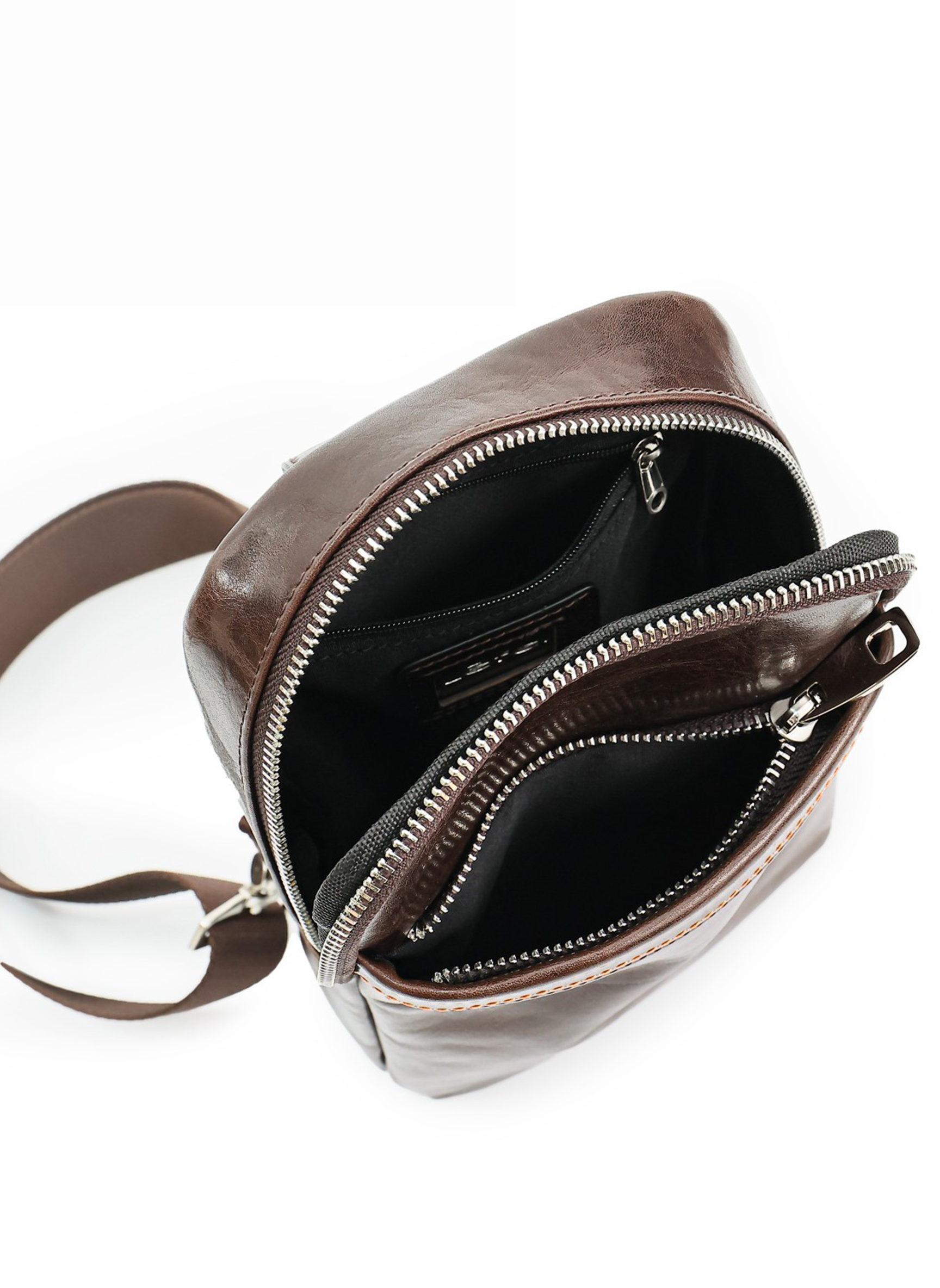 Axton Leather Crossbody Bag