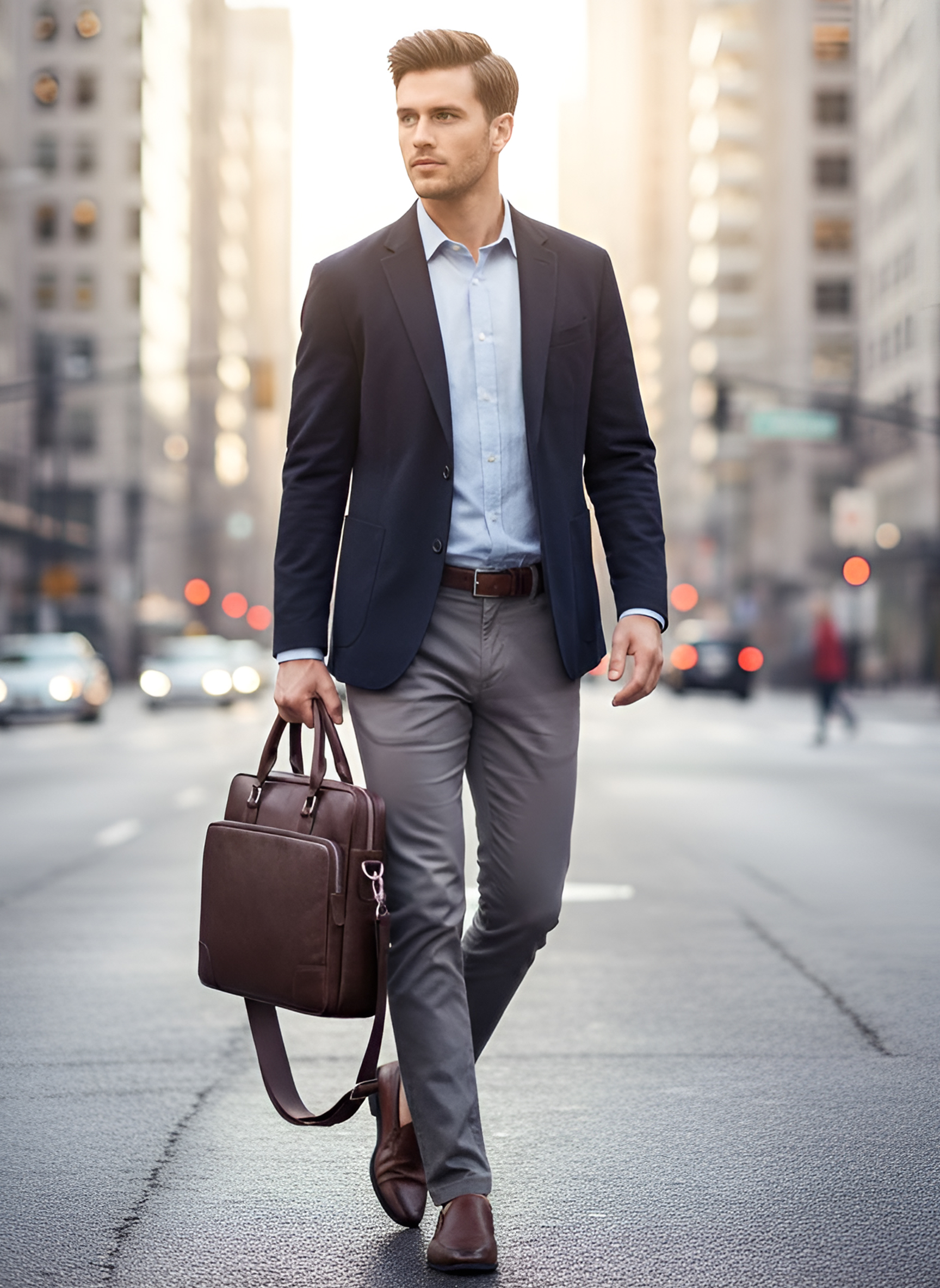 Eton  Leather Laptop Bag