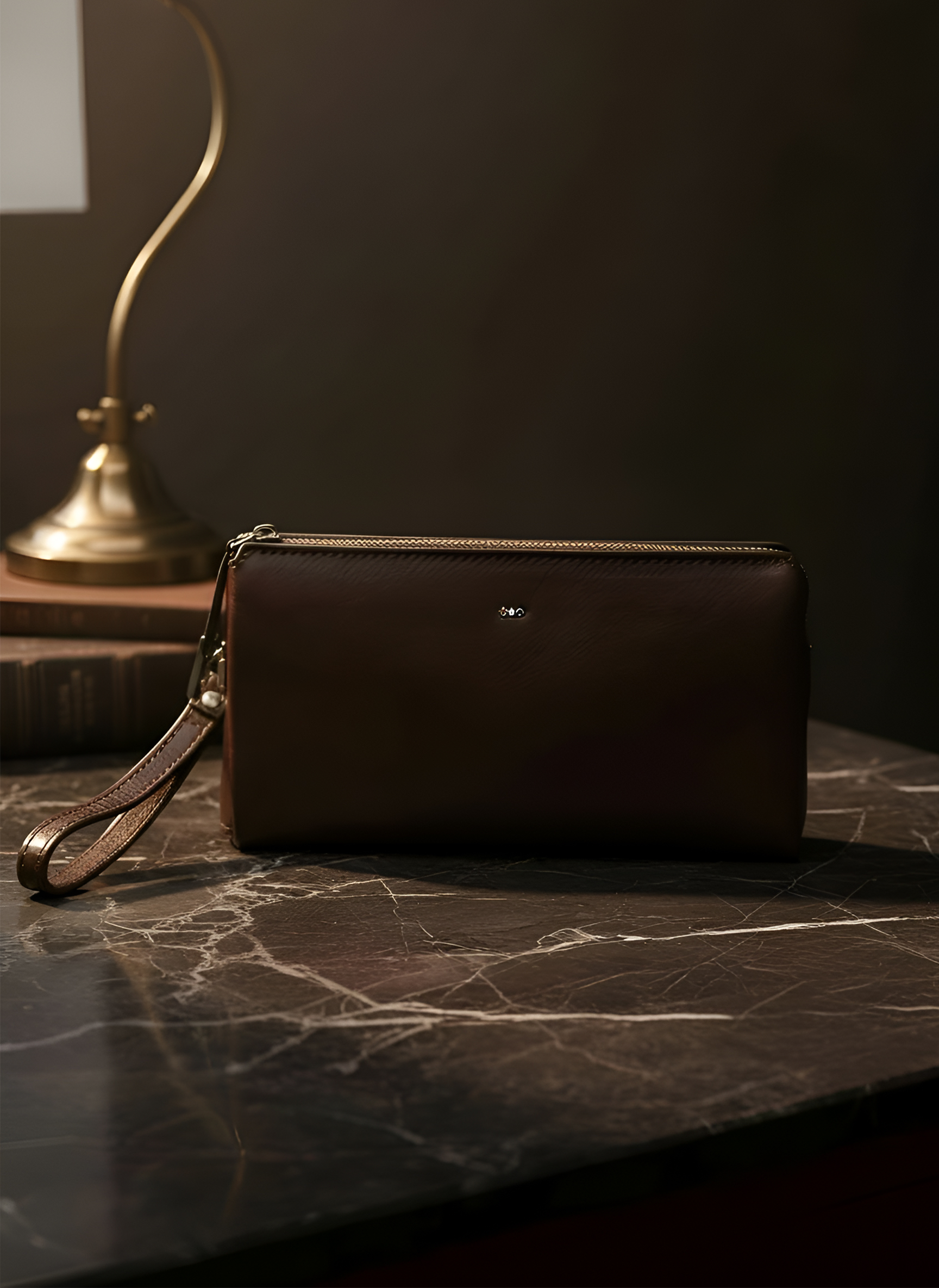 Arden Leather Wristlet