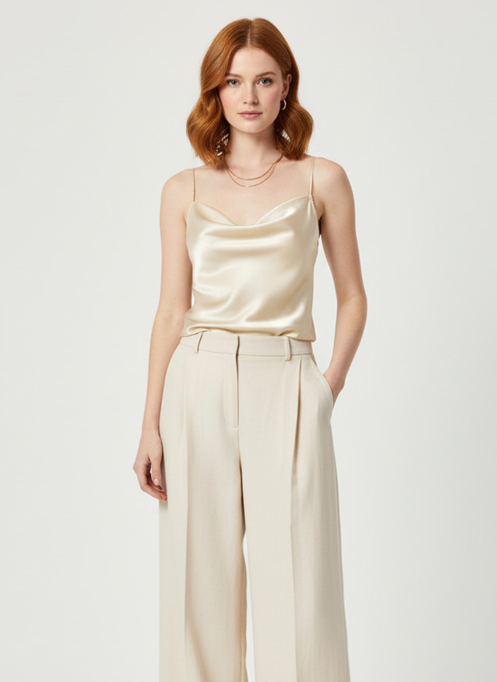 Calista Cowl Neck Cami Top