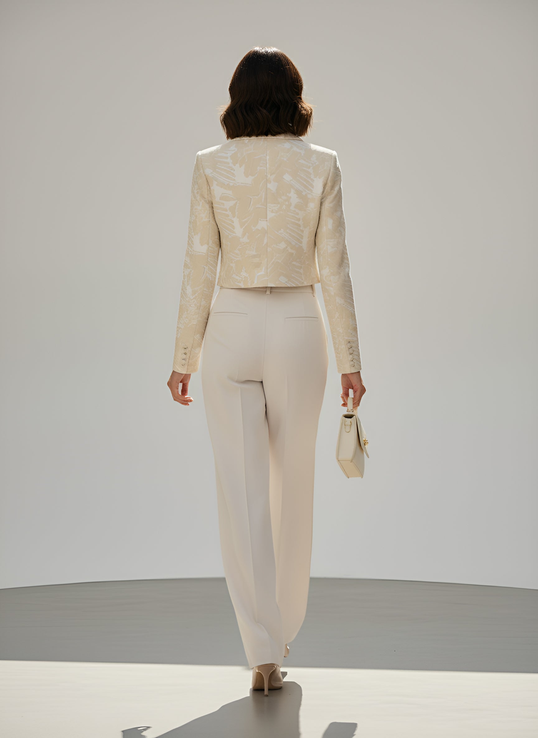 Sonia Pleated Wide-leg Trousers