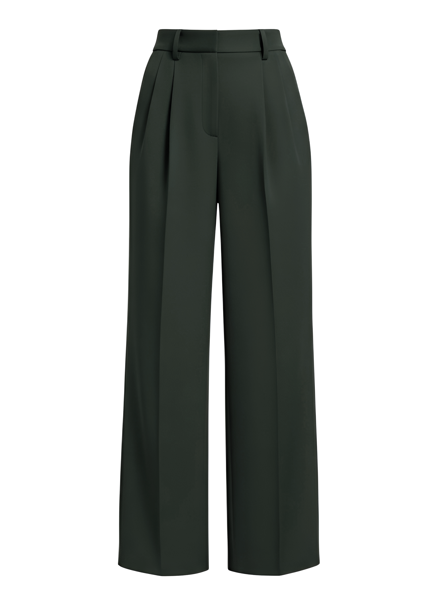 Sonia Pleated Wide-leg Trousers
