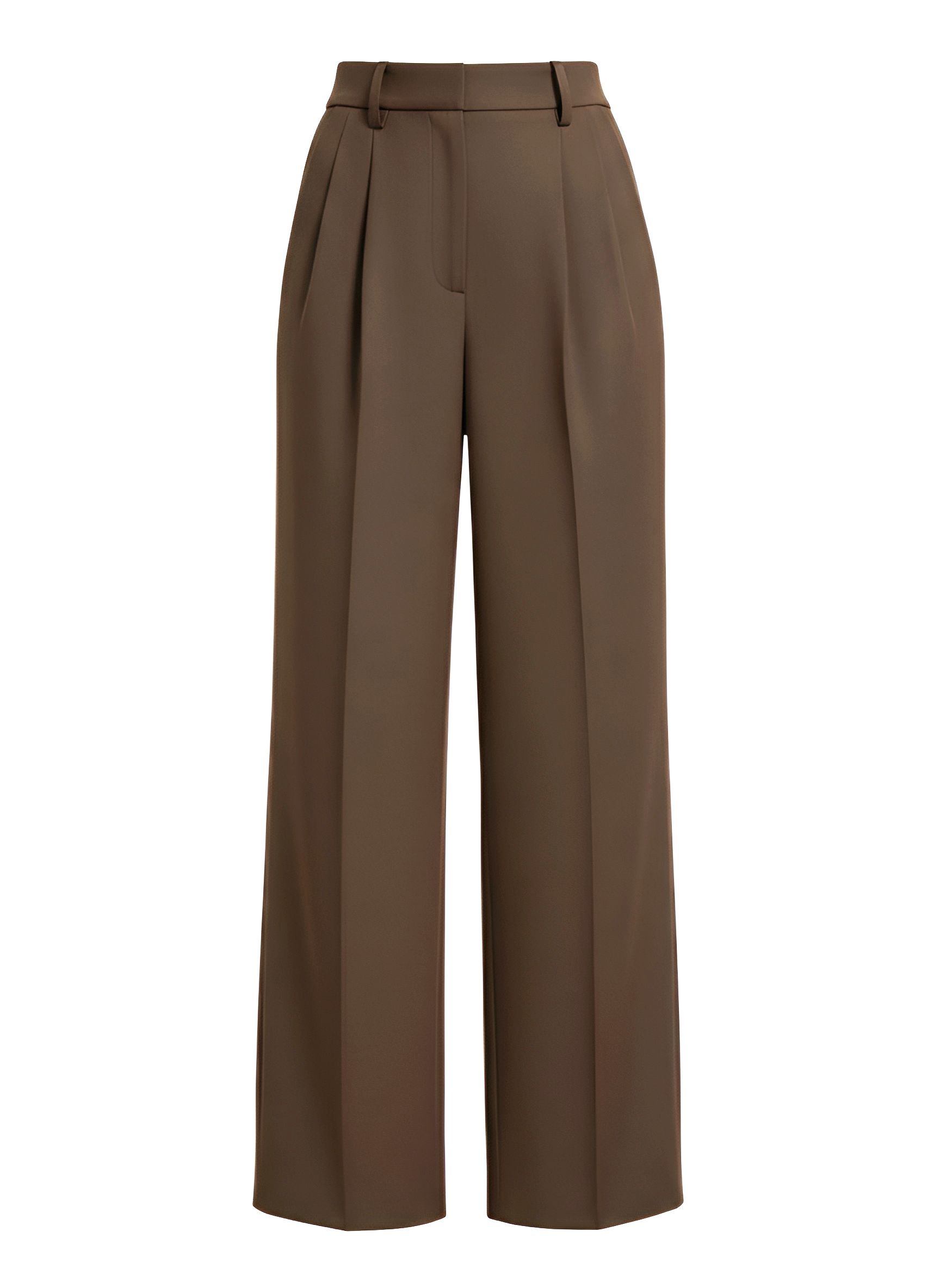 Sonia Pleated Wide-leg Trousers