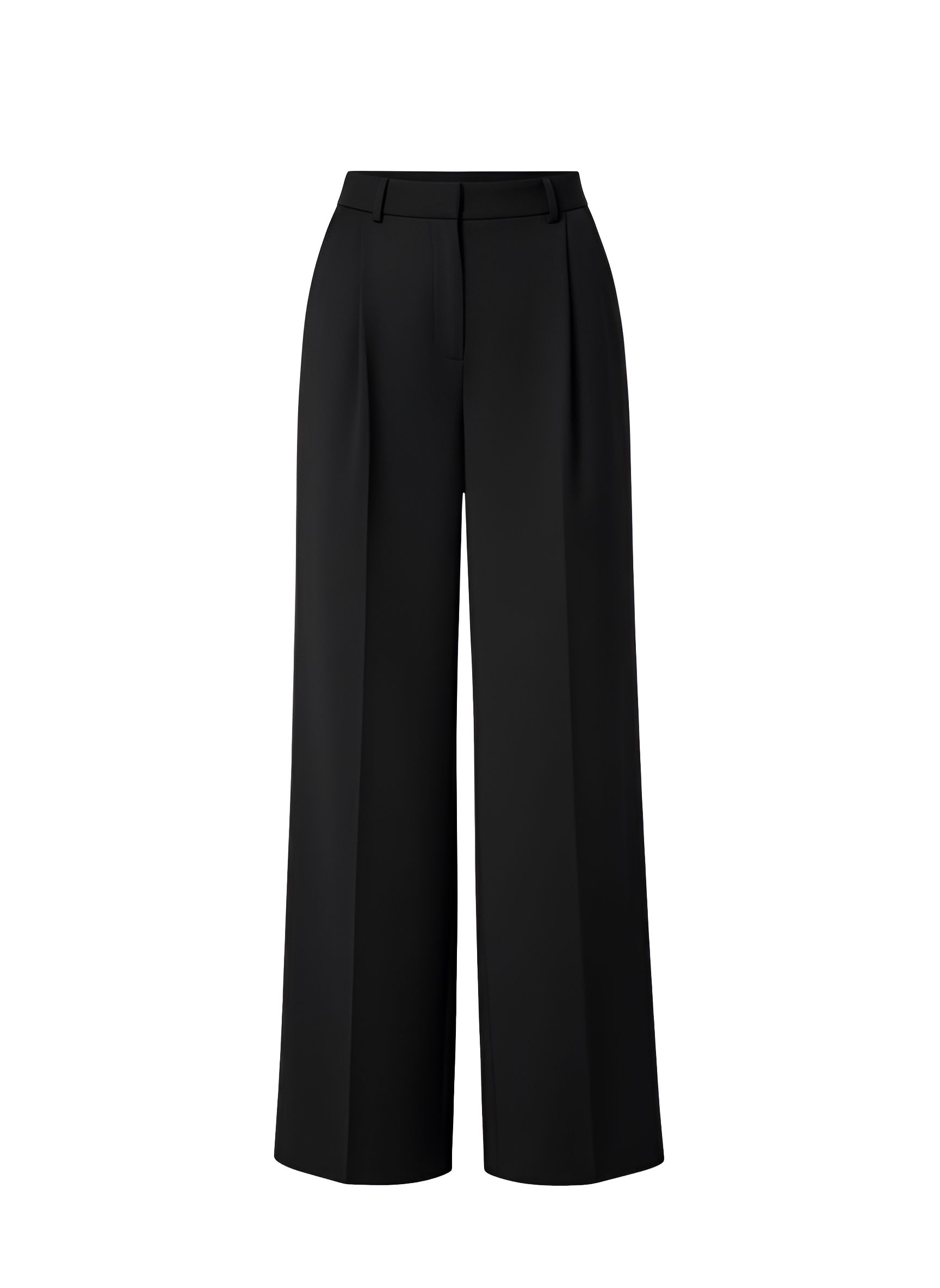 Opaline Pleated Wide-leg Trousers