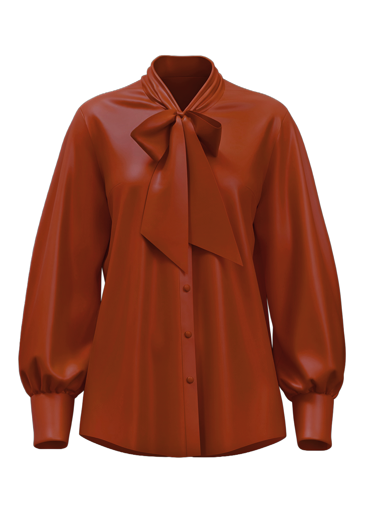 Elara Pussy-bow Silk Blouse