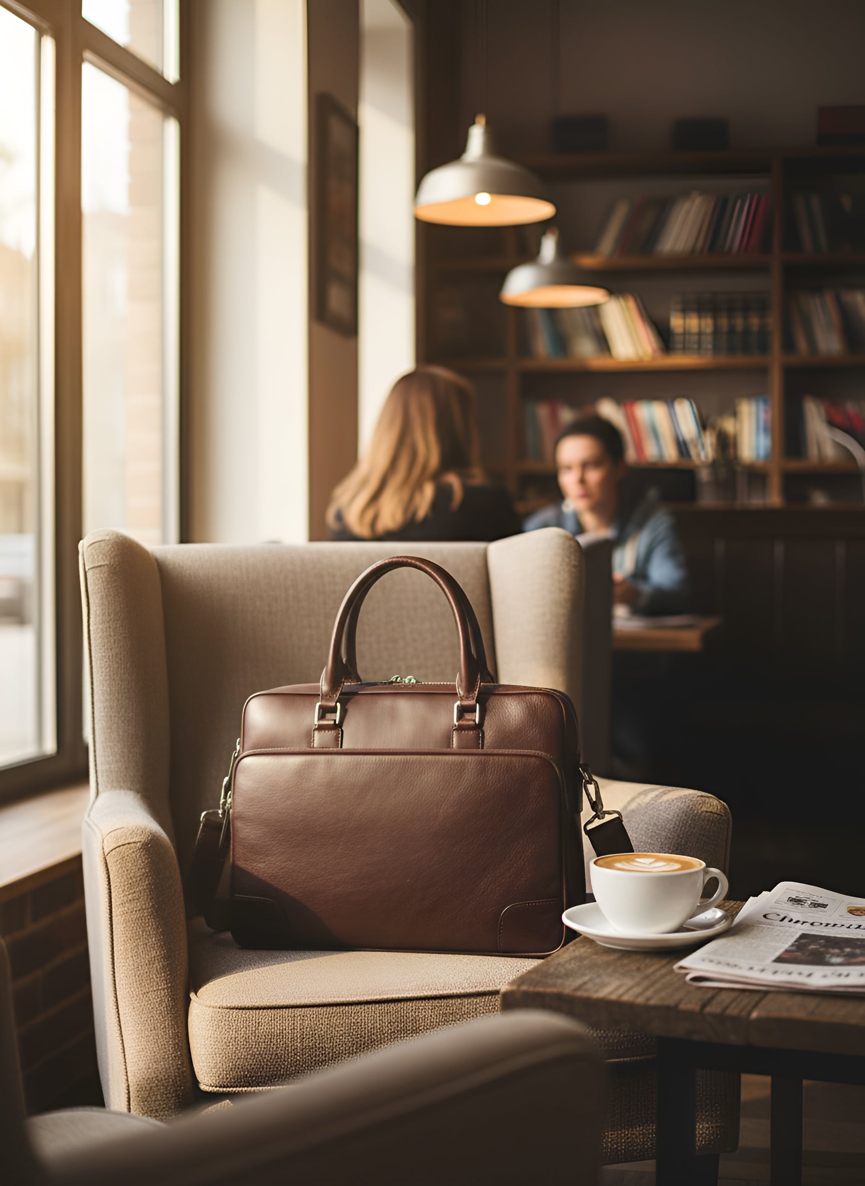 Eton  Leather Laptop Bag