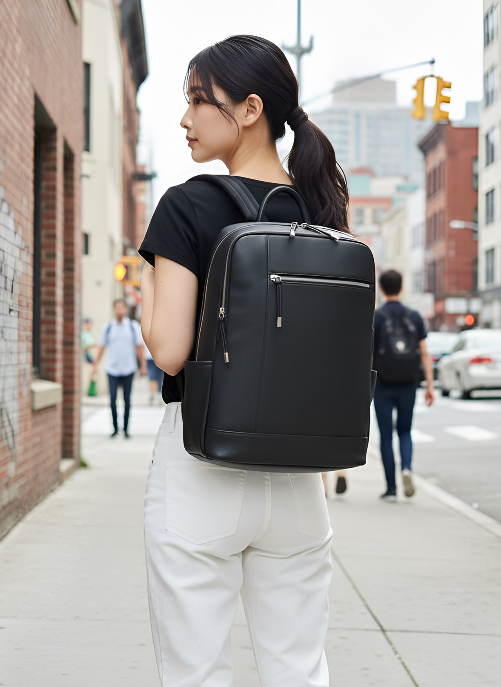 Metro Leather Backpack