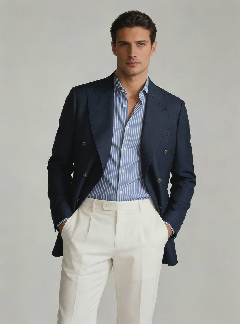 Vittorio Modern Double-Breasted Jacket