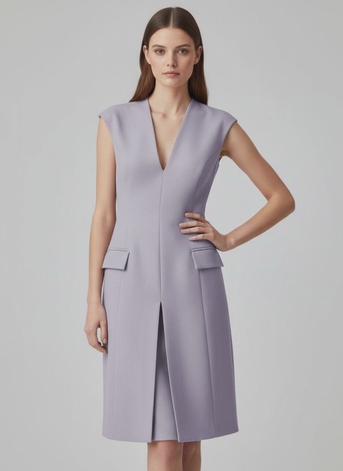 Vespera Centre Pleat Dress